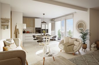 Topaze - immobilier neuf Carbon-blanc