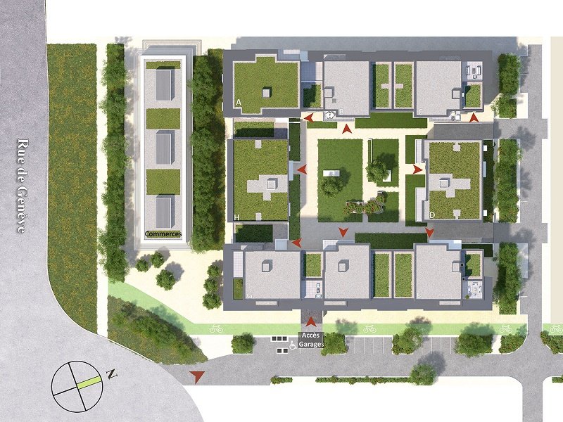 Appartements neufs Saint-genis-pouilly - Connectis 2 - Emergence