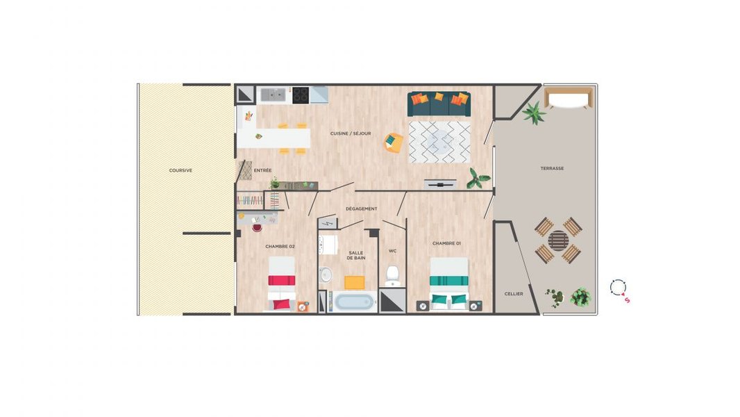 Appartements neufs Vezin-le-coquet - Norwood • Accession Coopérative